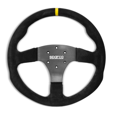Volante piatto R330, pelle scamosciata