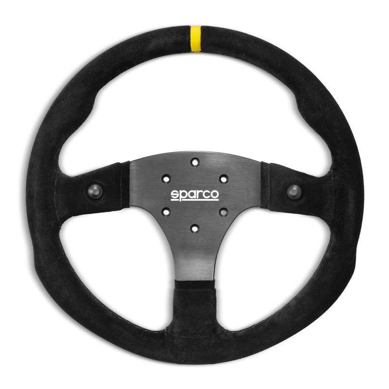 Volante piatto R330B, pelle scamosciata, 2 pulsanti Volante piatto R330B, pelle scamosciata, 2 pulsanti