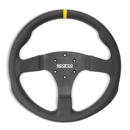 Volante piatto R330, in pelle