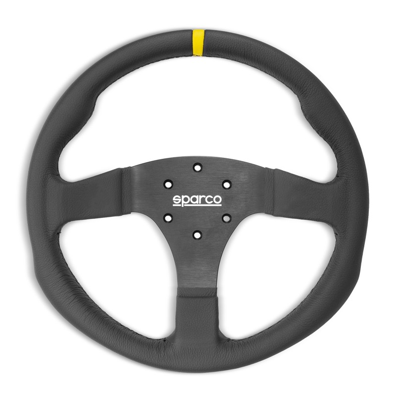 Volante piatto R330, in pelle Volante piatto R330, in pelle