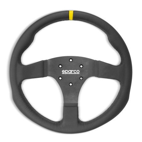 Volante piatto R330, in pelle