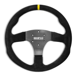 Volante piatto R350, pelle scamosciata