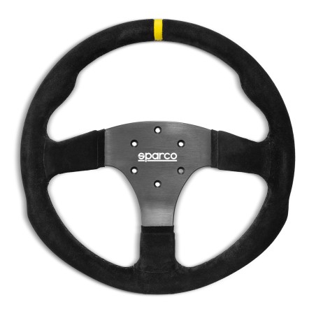 Volante piatto R350, pelle scamosciata