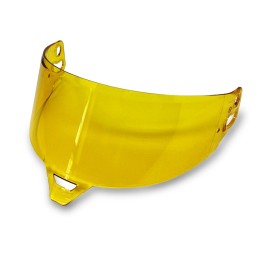 Visiera per casco gialla