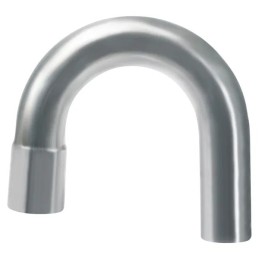 Curva tubo di scarico 180° 89mm