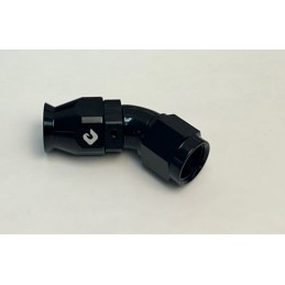 Raccordo 45° Alta Pressione per Tubo Teflon 3/4"x16 Nero