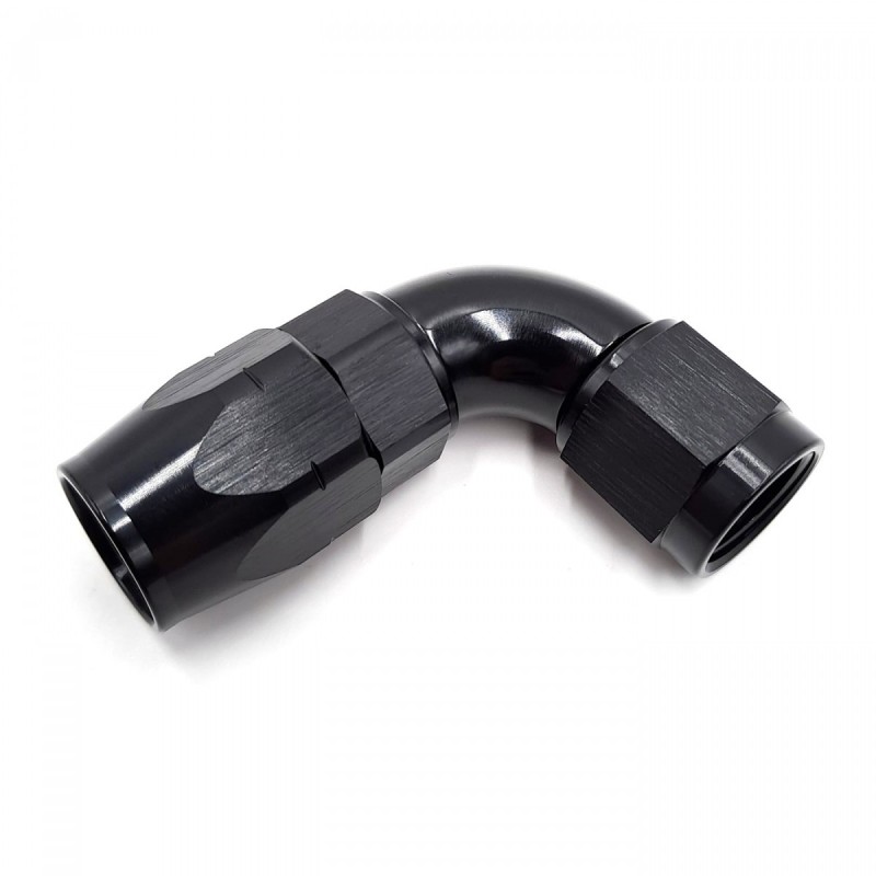 Raccordo 90° Femmina Riutilizzabile 3/4"x16 Nero Raccordo 90° Femmina Riutilizzabile 3/4"x16 Nero