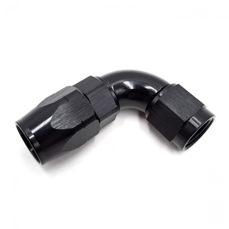 Raccordo 90° Femmina Riutilizzabile 3/4"x16 Nero