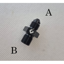 Adattatore Niples A. 3/8"x24 B. M10x1 Nero