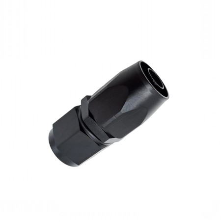 Raccordo Dritto Femmina Riutilizzabile 9/16"x18 Nero