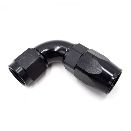 Raccordo 90° Femmina Riutilizzabile 7/8"x14 Nero