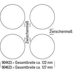 Collettore di scarico 4x45mm