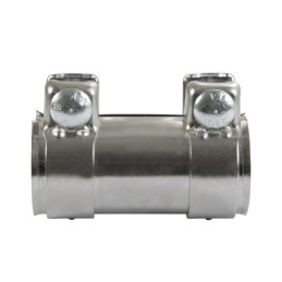 Connettore per tubi in acciaio inox a tenuta di gas, avvitabile 55mm