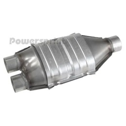 Catalizzatore con 200 CPSI HP Sport 2 in 1 parallelo 57mm Ø - 2.25"