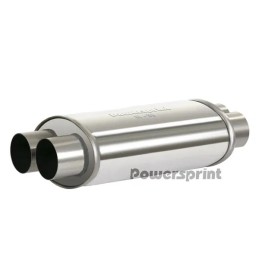 Silenziatore ovale HF-35 Ø 2x70 mm