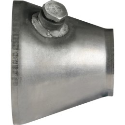 Cono di collegamento con connettore lambda 120 mm interno a 63.5 mm interno
