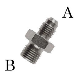 Adattatore M/M Dritto 1-1/16"x12-5/8"x14BSP Alluminio