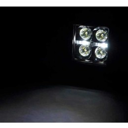 Luci a LED Spot quadrato bianco da 2"