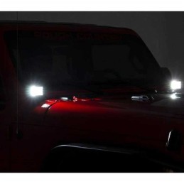 Luci a LED quadrate grandangolari da 3"