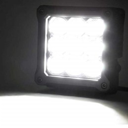 Luci a LED 4 "quadrate bianche DRL