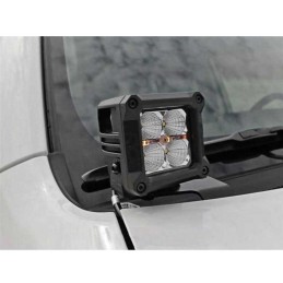 Luci a LED 2 "quadrate White DRL