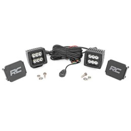 Kit parabrezza inferiore LED 2" Flood Beam Black Series