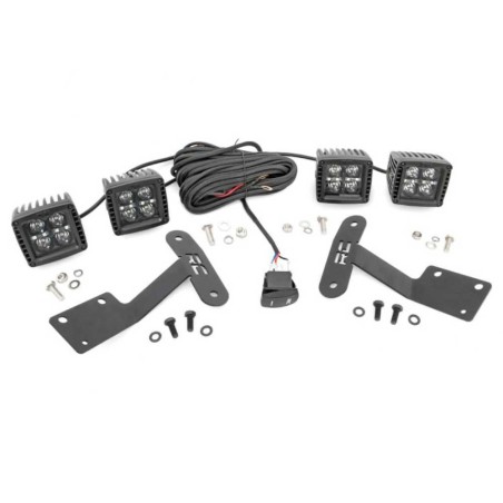 Kit LED 2" Amber DRL Parabrezza inferiore Black Series