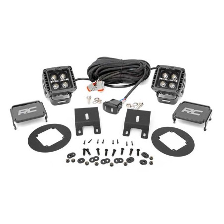 Kit fendinebbia a LED White DRL Black Series