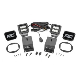 Fendinebbia quadrati Cree LED 2" Flood Beam kit