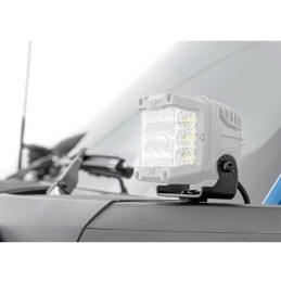 Luci a LED 2 "quadrate ambra DRL