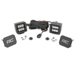 Luci a LED 2 "quadrate Spot Beam