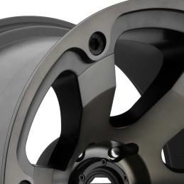 Cerchio in Lega D564 Beast Nero Opaco Doppia Tinta Scura