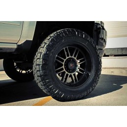 Cerchio in Lega XD850 Cage Nero Lucido/Tinta Grigia