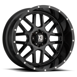 Cerchio in Lega XD820 Grenade Nero Lucido