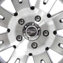 Cerchio in Lega 8101 Nero Lucido Lavorato