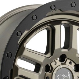 Cerchio in Lega Nero Opaco/Bronzo Opaco Barstow