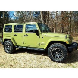 Cerchio in Lega Nero Opaco/Scuro Lavorato Warlord