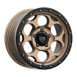 Cerchio in Lega KM541 Dirty Harry Bronzo Opaco con Labbro Nero