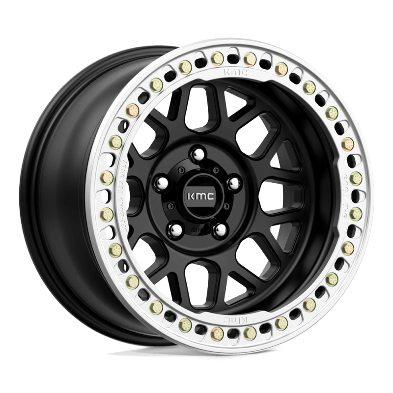 Cerchio in Lega KM235 Grenade Crawl Beadlock Nero Satinato