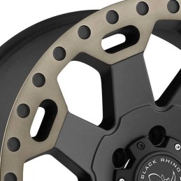 Cerchi in Lega Nero Opaco/Scuro Lavorato Warlord