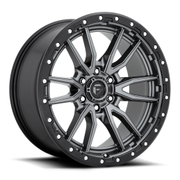 Cerchio in Lega D680 Rebel 6 Centro Antracite/Labbro Nero