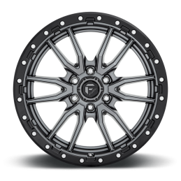 Cerchio in Lega D680 Rebel 6 Centro Antracite/Labbro Nero