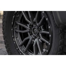 Cerchio in Lega D680 Rebel 6 Centro Antracite/Labbro Nero