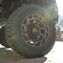 Cerchio in Lega XD860 Onslaught Nero Satinato/Tinta Bronzo