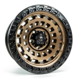 Cerchio in Lega D634 Zephyr Bronzo Opaco/Anello Nero Perla