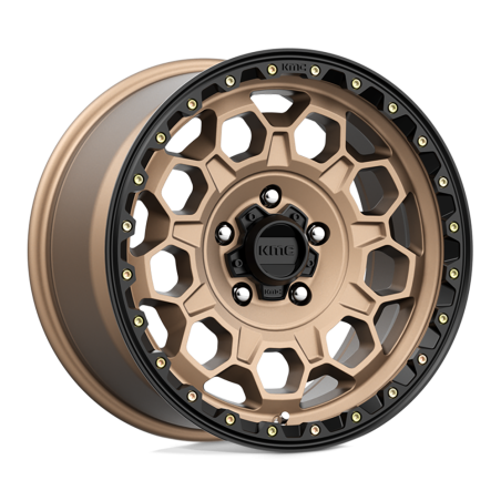 Cerchio in Lega KM545 Trek Bronzo Opaco con Labbro Nero