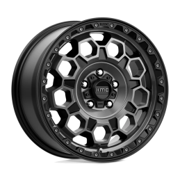 Cerchio in Lega KM545 Trek Nero Satinato con Tinta Grigia