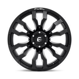 Cerchio in Lega D673 Blitz Nero Lucido Fresato