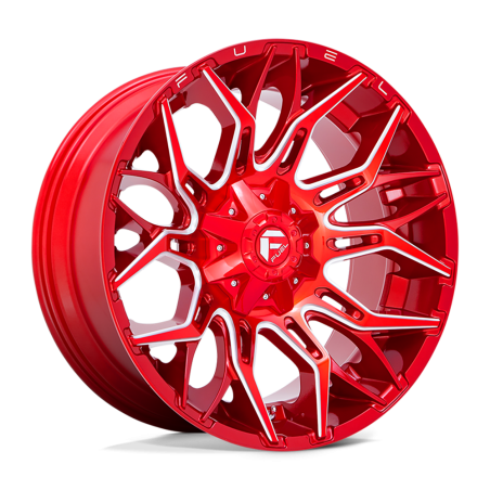 Cerchio in Lega D771 Twitch Rosso Confetto Fresato