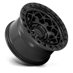 Cerchio in Lega D786 Unit Nero Opaco con Anello Nero Opaco